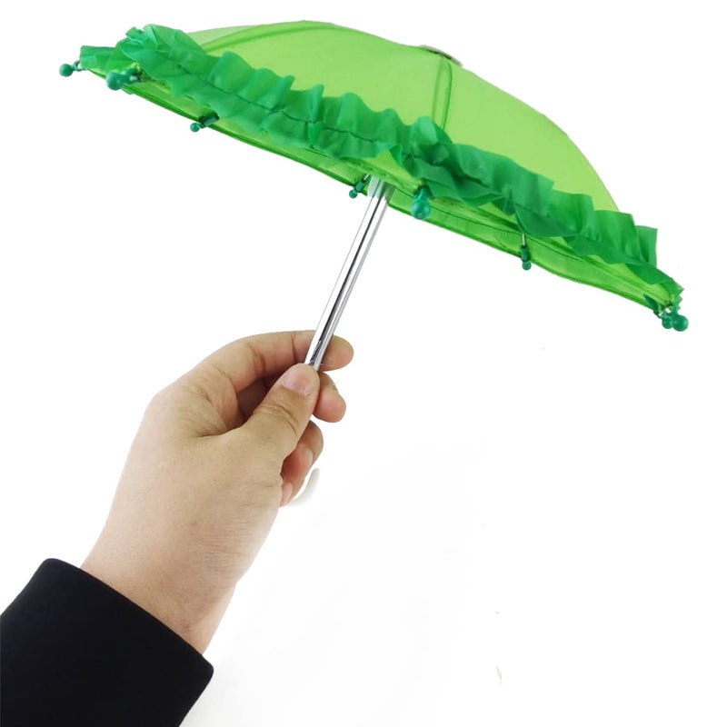 NSBELL 5PCS Cute Doll Toys Sunny Rainy Umbrella for American Girl Dolls and Other 18 inch Dolls Decoration Games Photography Props Supplies - Image 5